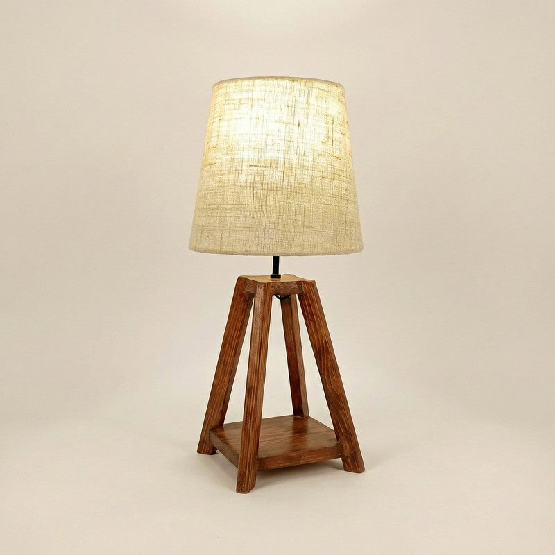 Mavella Jute Table Lamp - Brown,Beige media 4