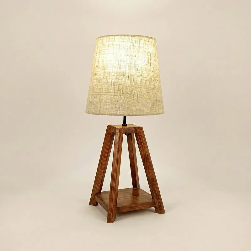 Mavella Jute Table Lamp - Brown,Beige media 4