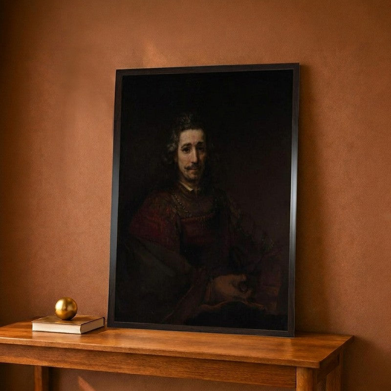 Man With A Magnifying Glass C.1660 Canvas Wall Painting - 9 x 12 Inches