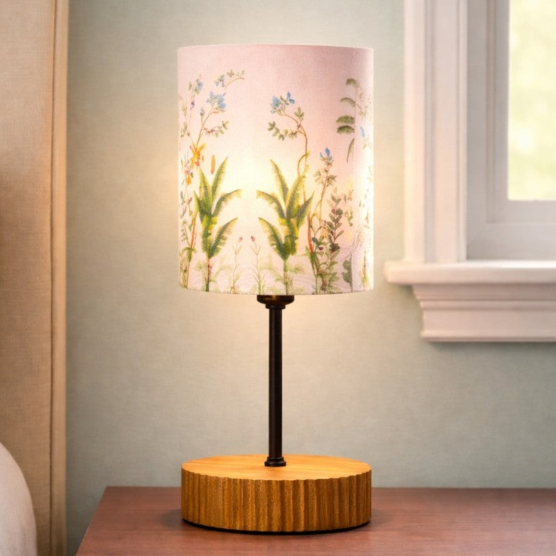 Kensington Opal Cotton Table Lamp - White media 3