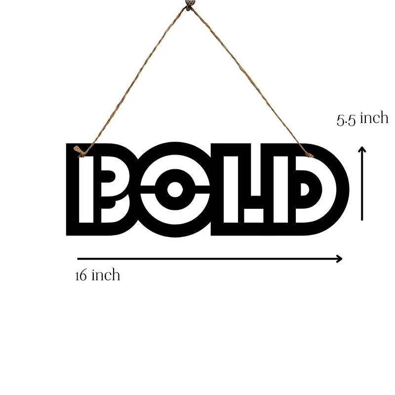 Bold Mild Steel Wall Accent media 5
