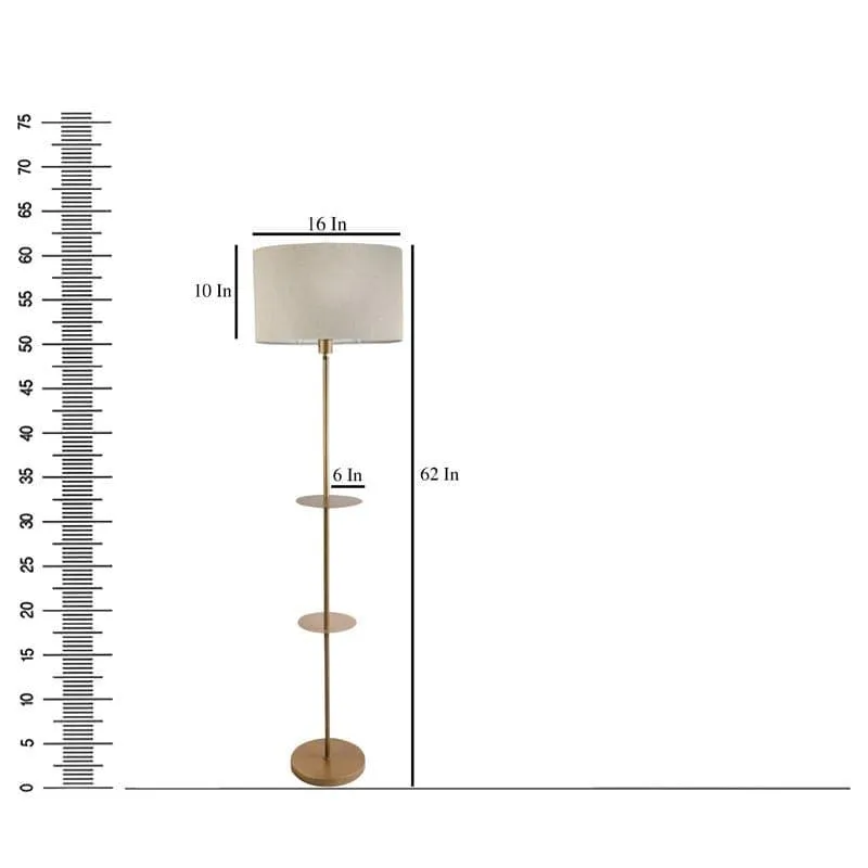Eisa Dawn Floor Lamp With Shelf media 6