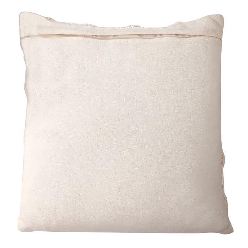 Dreva Tufted Cotton Cushion Cover - Beige media 5