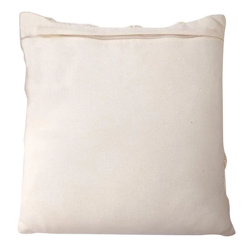 Dreva Tufted Cotton Cushion Cover - Beige media 5