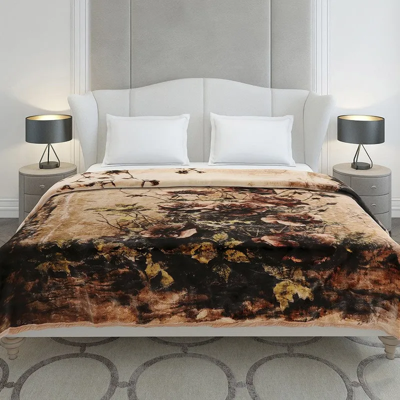 Monte Carlo Autumn Embrace Blanket (Brown) - 947 GSM media 4