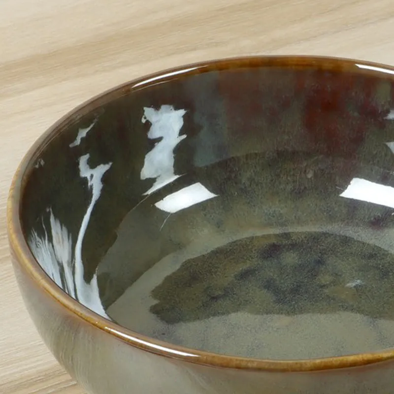 Ceramic Serving Bowls (Olive Green) - 700 mL media 6