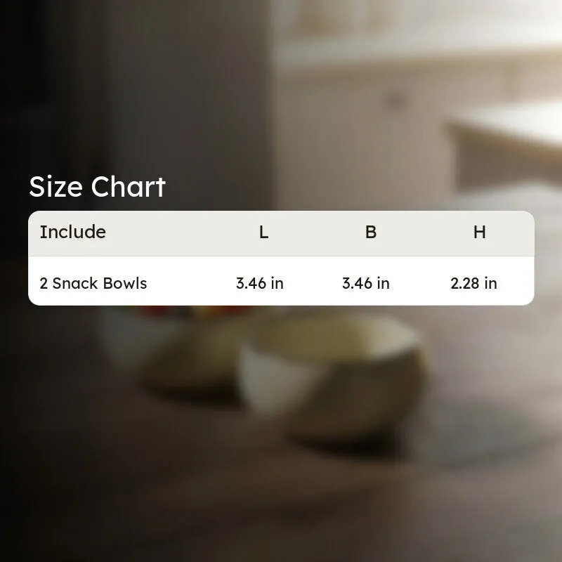 Culine Ceramic Snack Bowls (White, 150 mL Each) - Set Of Two media 7