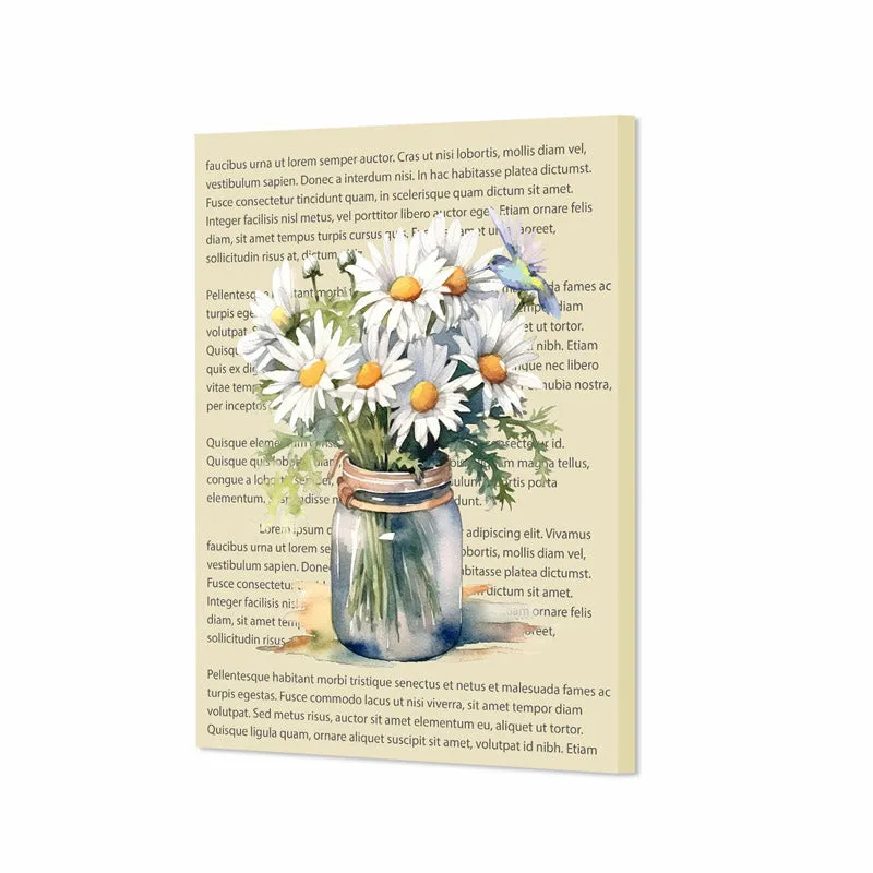 Daisy Script Wall Painting media 3