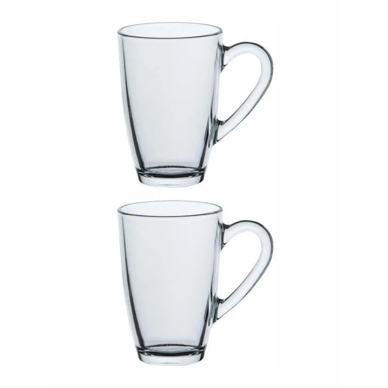 Pasabahce Glass Coffee Mug (325 mL Each) - Set of Two media 4