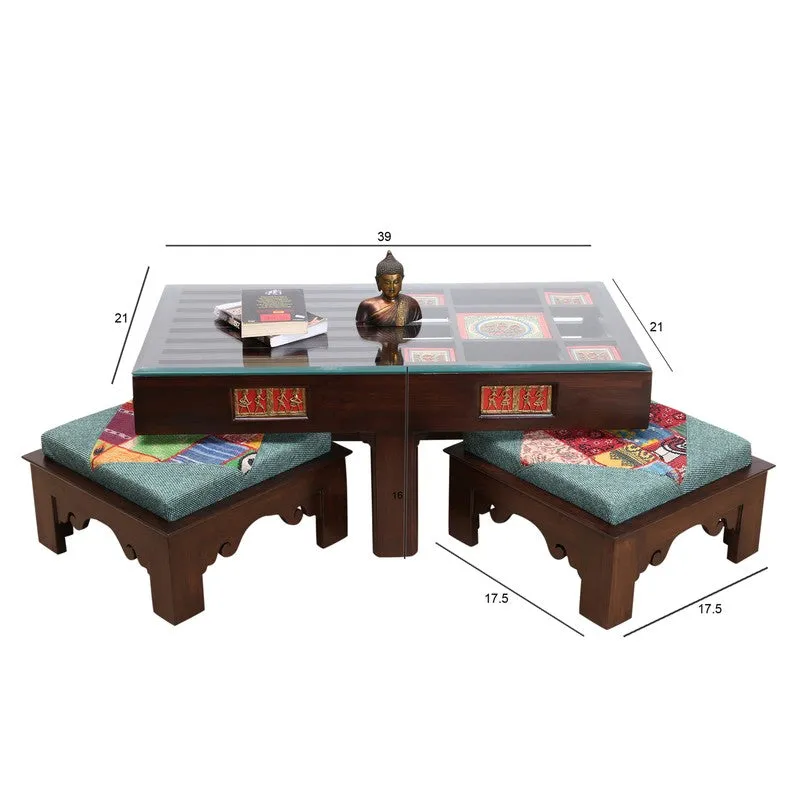 Zenga Teak Wood Center Table media 9