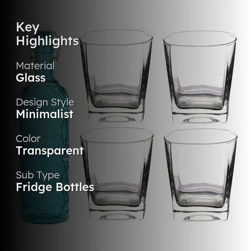 Quentin 1000 mL Water Bottle With 180 mL Glasses - Five Piece Set media 2