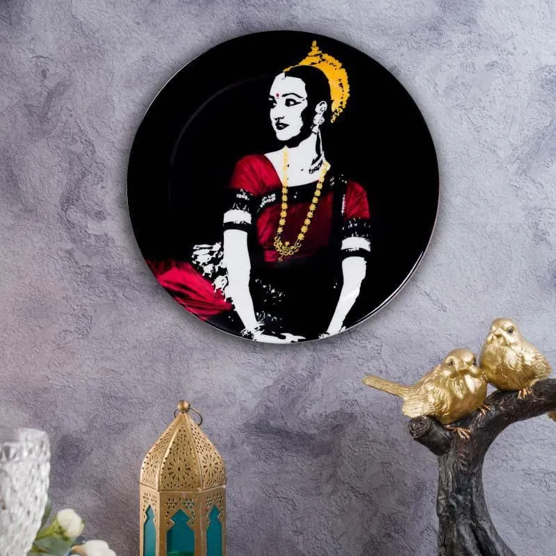 Odissi Dance Of India Inspired Plate media 4