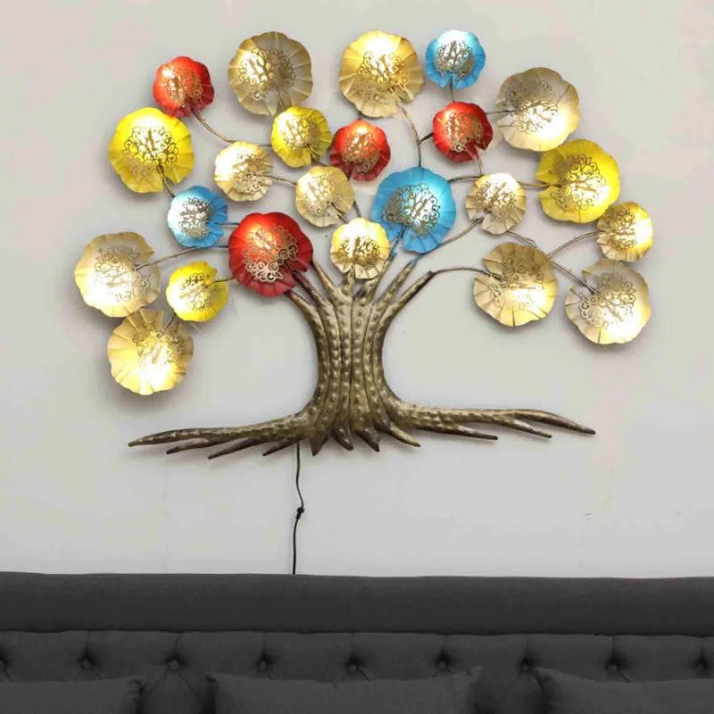 Colorful Trees I Iron Wall Accent media 1