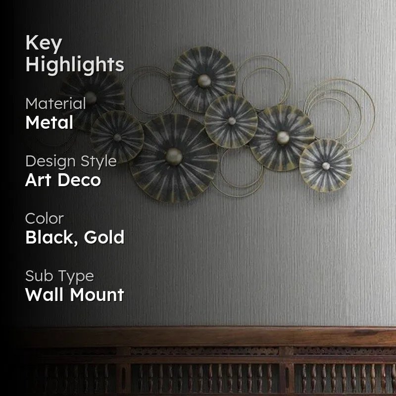 Fennella Circles Metal Wall Accent media 2
