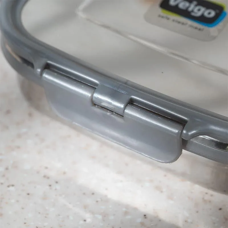 Maxo Munch Airtight Lunch Box (Grey) - 575 mL media 4