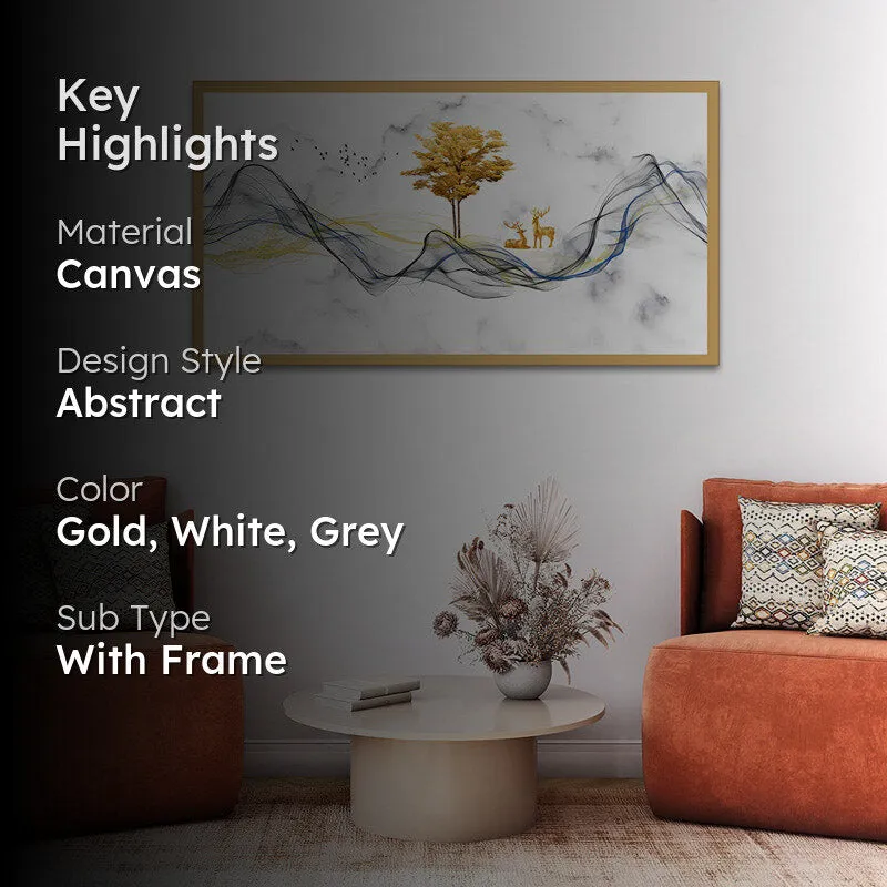 Skye Abstract Canvas Wall Painting media 2