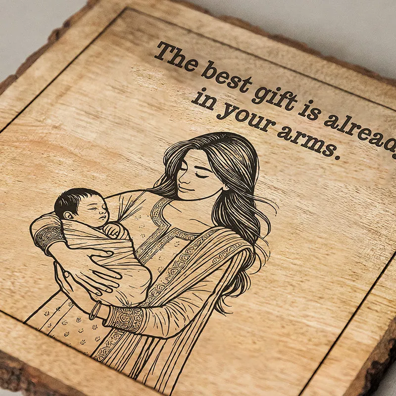 The Best Gift Wood Showpiece - Square media 4