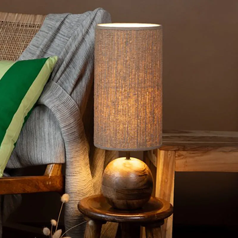 Fig Living Weave Jute Table Lamp - Brown media 1