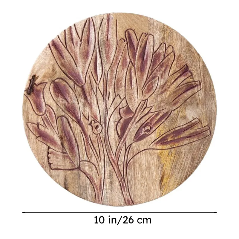 Rustic Reverie Wooden Wall Plates - Set Of Four media 9