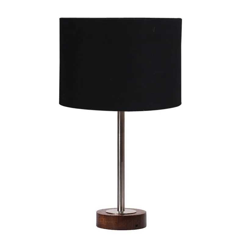 Cotin I Rodin Wooden Table Lamp - Black,Silver,Brown media 4
