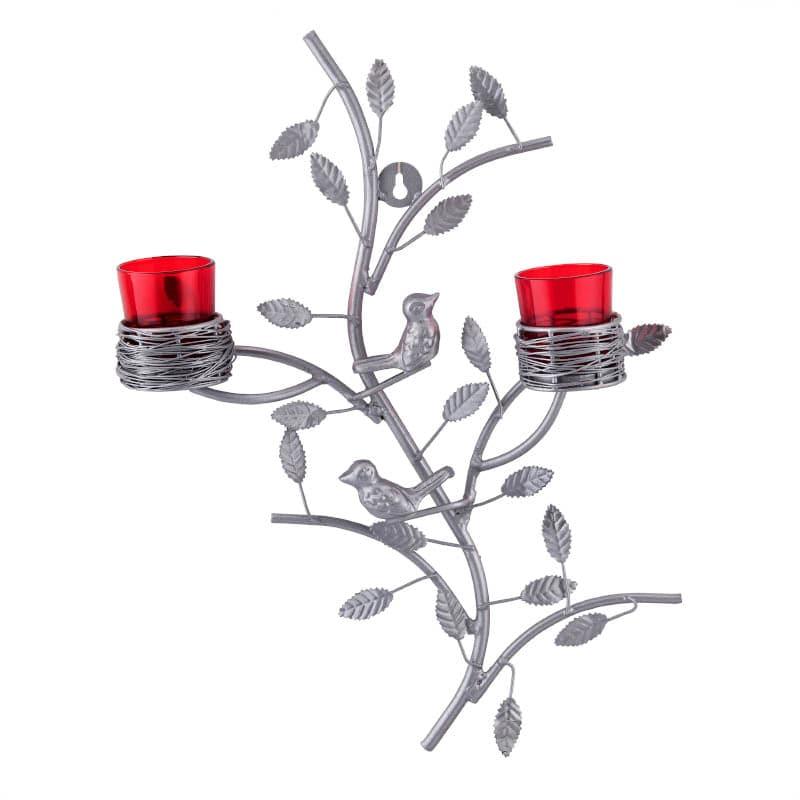 Argentum Stem Candle Holder Votive - Red media 3
