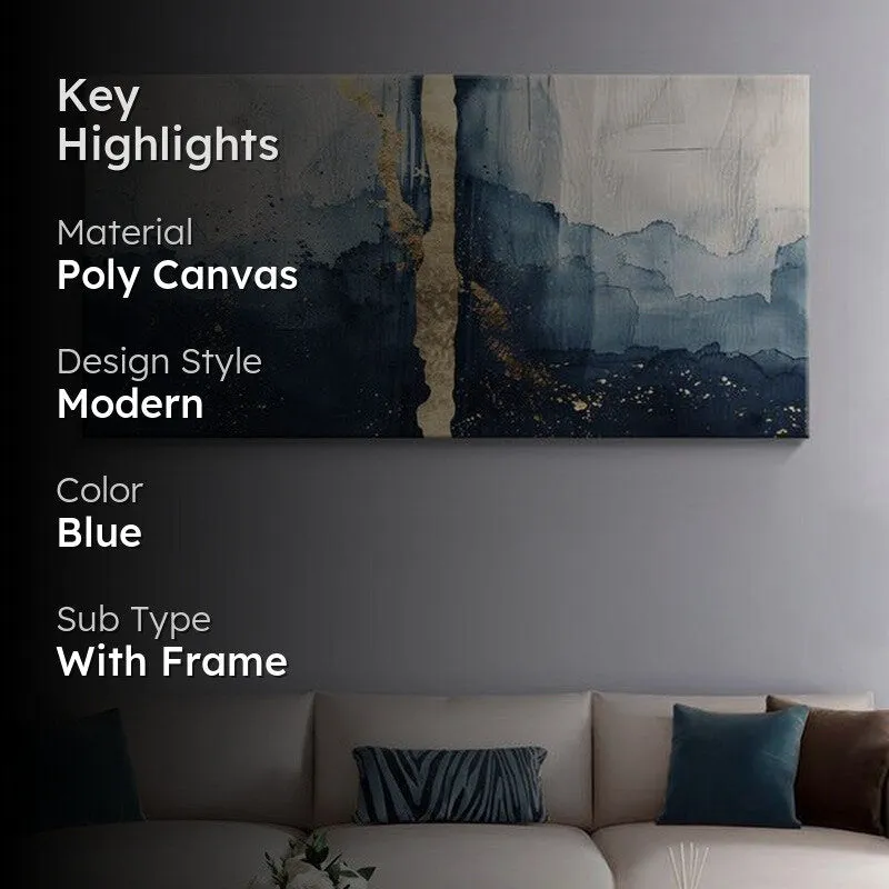 Azure Gold Fusion Wall Painting media 2