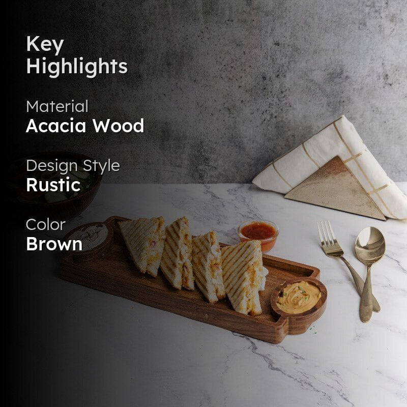 Kichora Acacia Wood Platter media 2