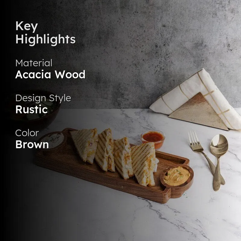 Kichora Acacia Wood Platter media 2