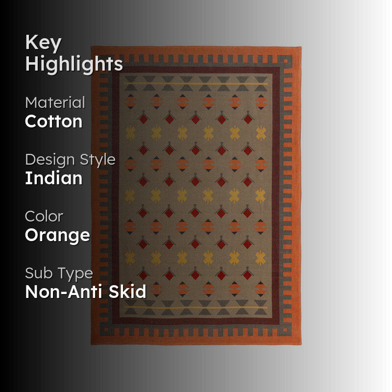 Arra Handwoven Cotton Rug media 2