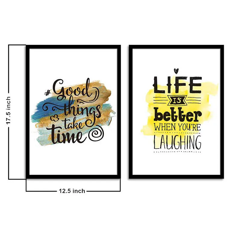 Life & Laughter Wall Art - Set Of Two media 6