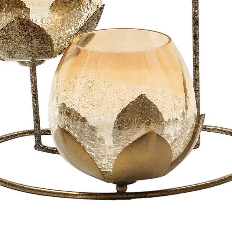 Manchera Lotus Candle Holder - 4