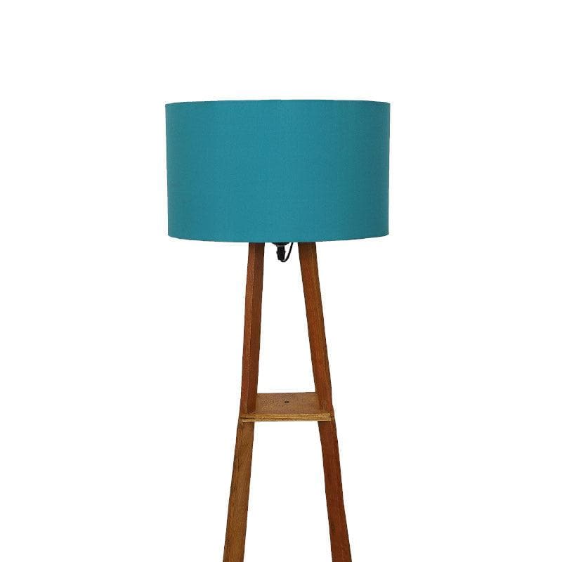 Blace Netima Floor Lamp With Shelf - Teal media 4