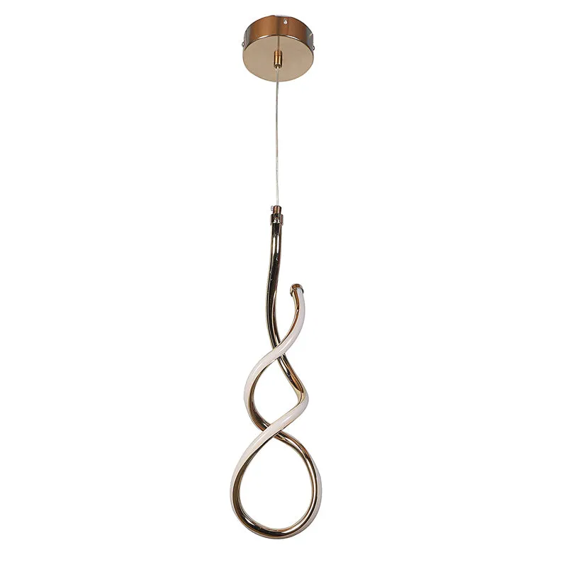 Serpenta Acrylic & Iron Ceiling Lamp media 6