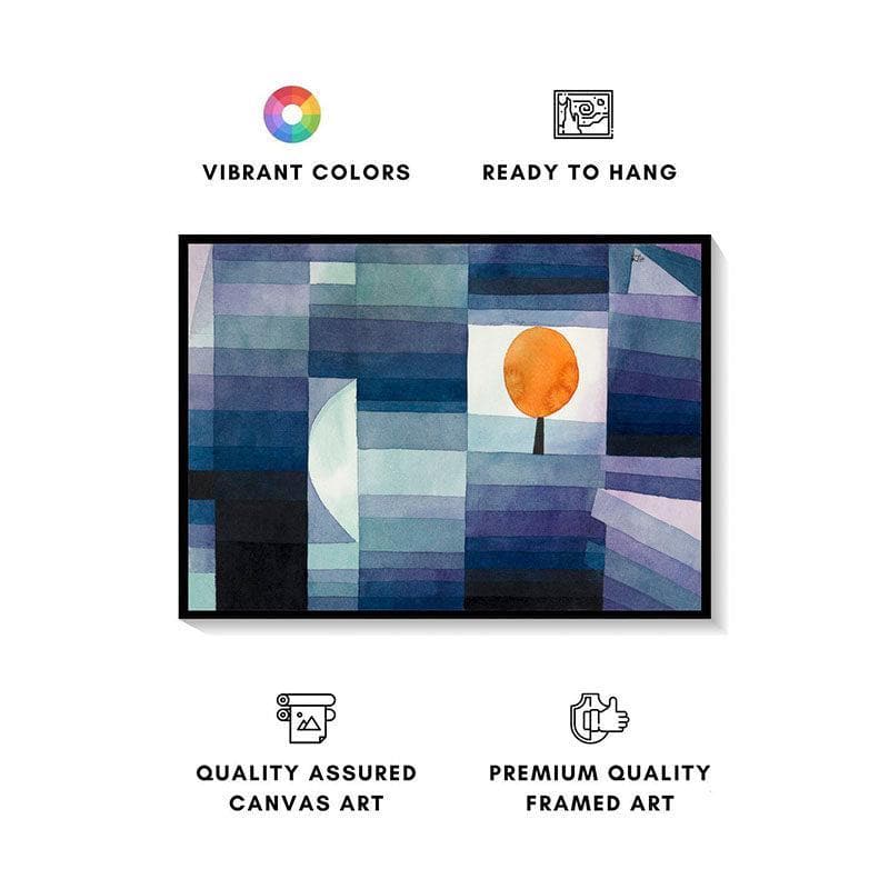 The Harbinger Of Autumn Canvas Wall Painting - Black Frame media 4