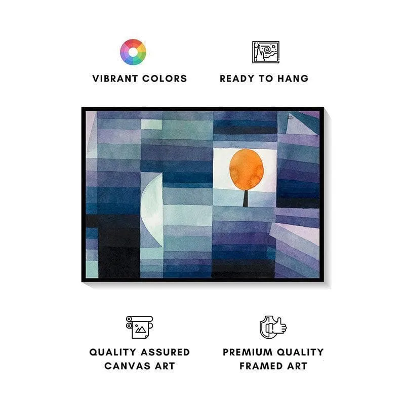 The Harbinger Of Autumn Canvas Wall Painting - Black Frame media 4