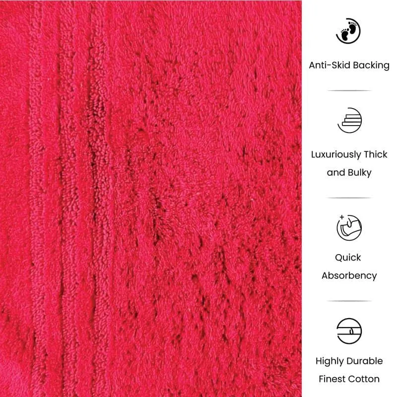 Micro Cotton Cloud Soft Bathmat - Red media 5