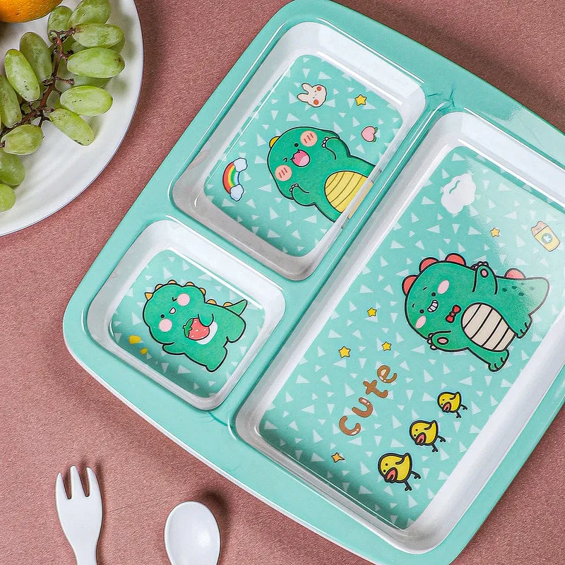Dino Era Kids Dinner Plate media 5