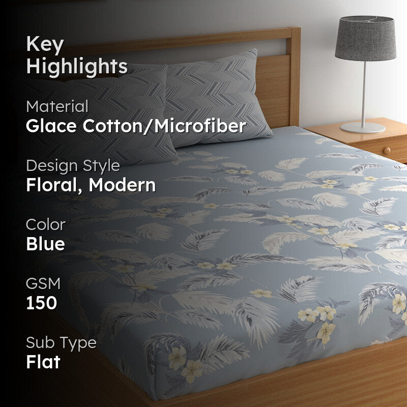 Carolyn I Microfiber Microfiber Bedsheet - 150 GSM media 2