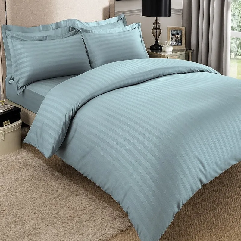 PureLine Cotton Bedsheet (Blue) - 600 TC media 5