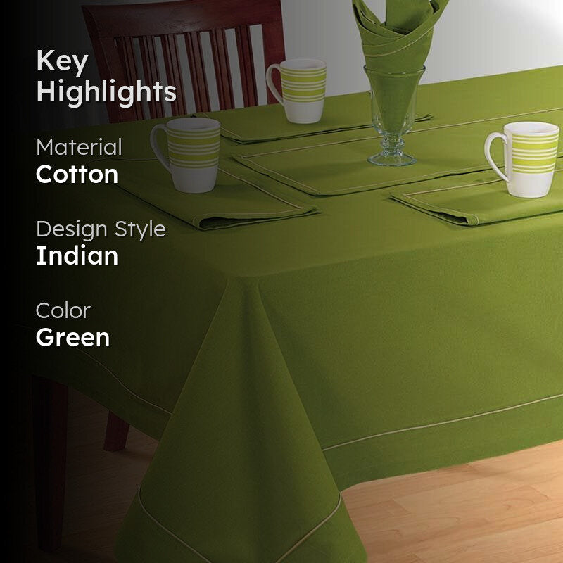 Swayam Splash of Green Table Cover image 2