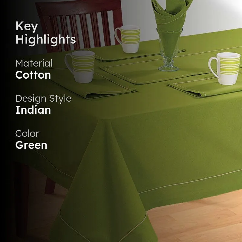Swayam Splash of Green Table Cover media 2