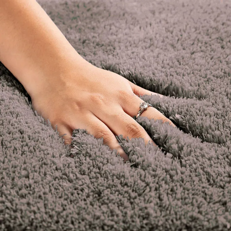 Vegas Luxe Micro Fiber Area Rug - Cocoa Brown media 3