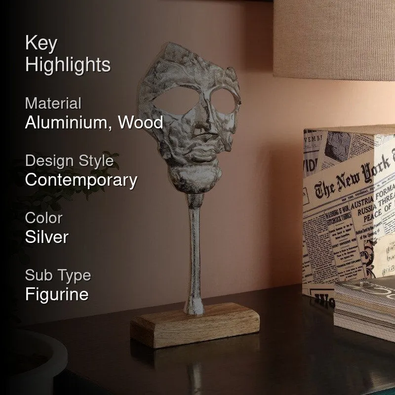 Masque Glare Showpiece - Silver media 2