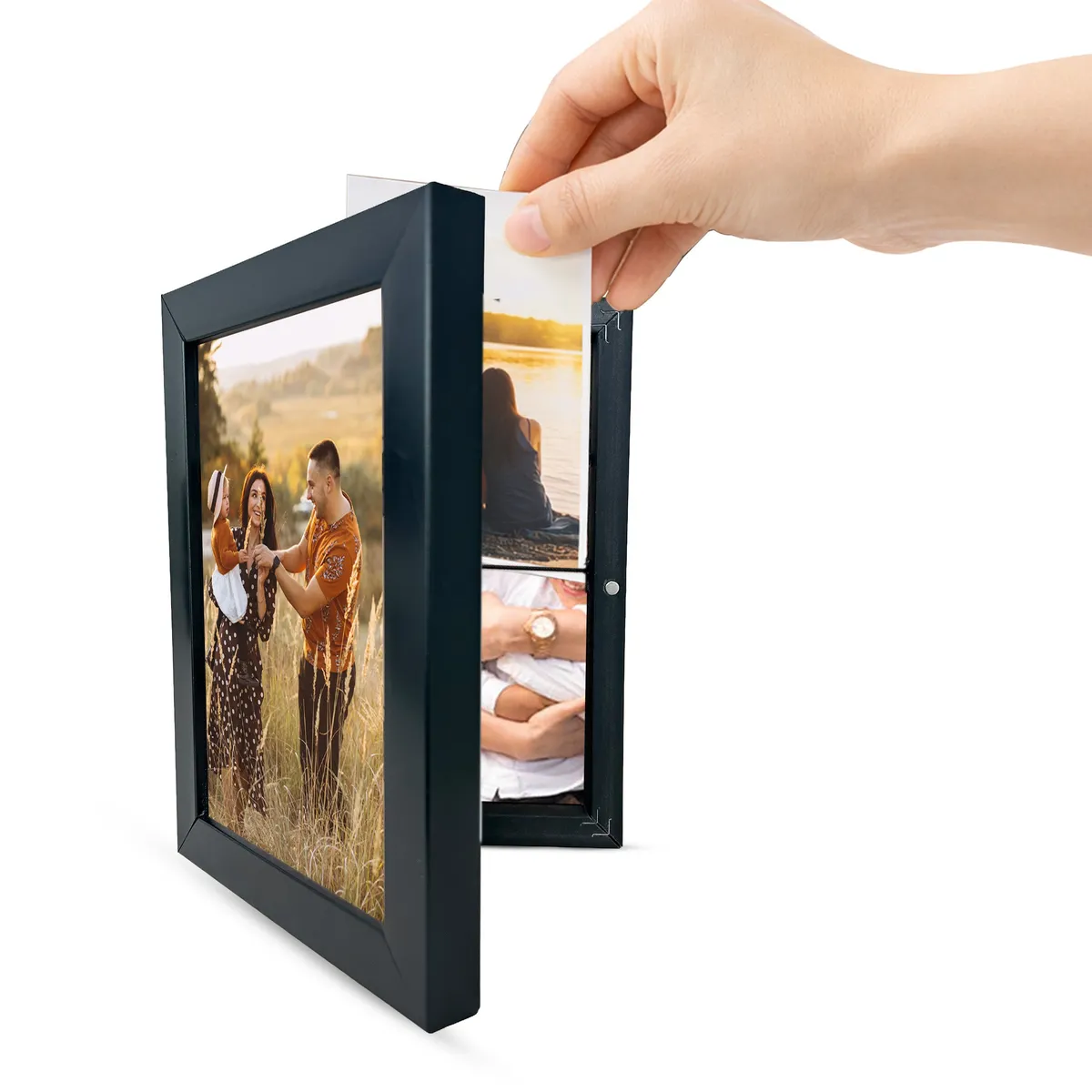 MinimalMono MDF Photo Organiser - Black media 10