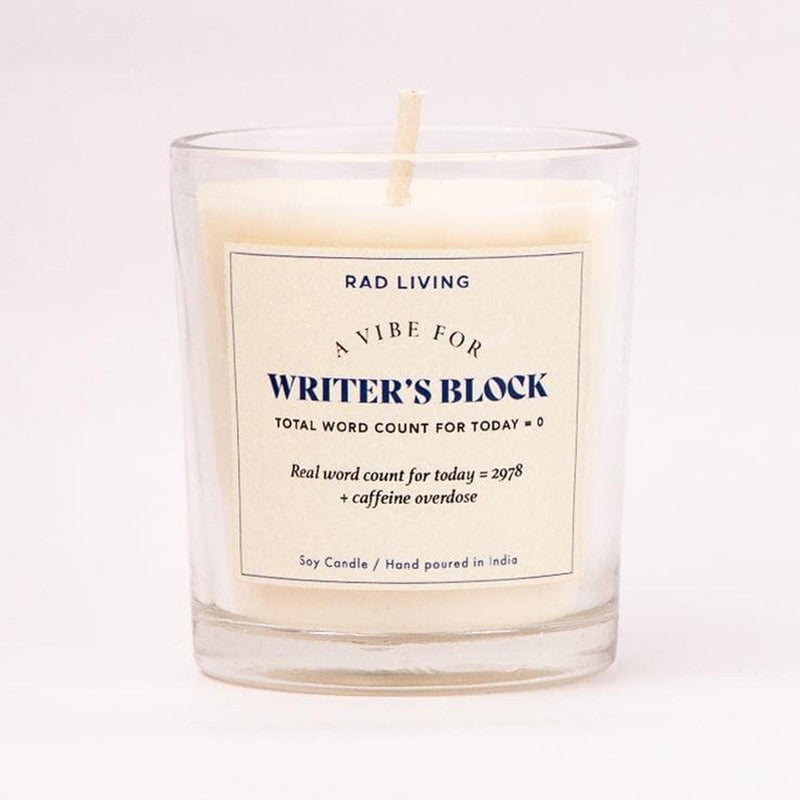 Writer's Block - Lavender Tobacco Scented Candle media 7