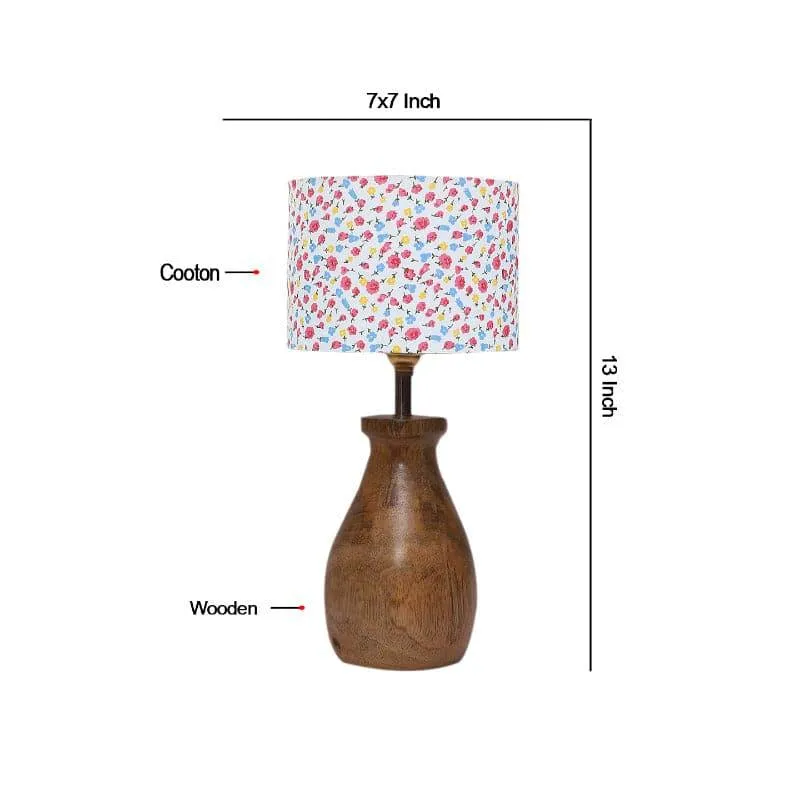 Sheldo Terrazzo Fabric Table Lamp - Multicolor media 5