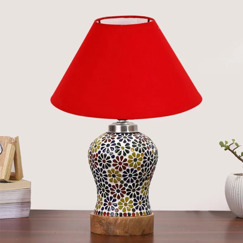 Seralya Wooden Table Lamp - Multicolor media 4