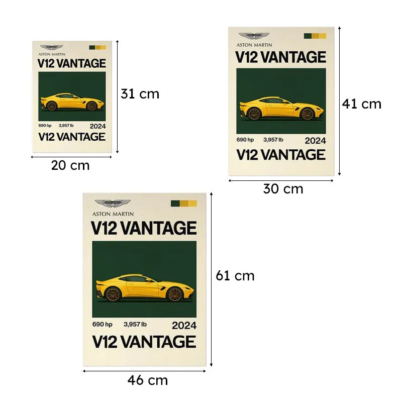 Aston Martin V12 Wall Poster media 9
