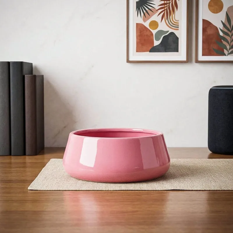 Ugaoo Tulip Fantasy Ceramic Planter (19 CM) - Magenta media 1