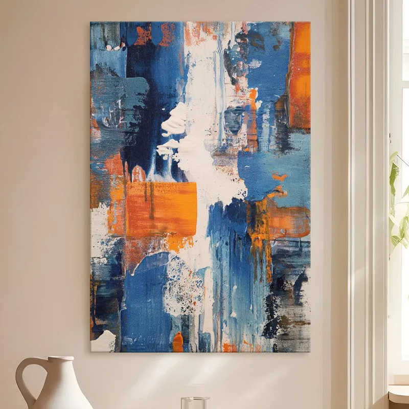 Stroke Color Fusion Canvas Wall Art media 4